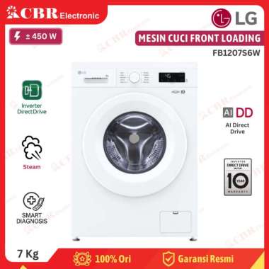 Mesin Cuci LG Front Loading 7 Kg FB1207S6W