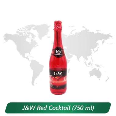 WHS - J&W Sparkling Cocktail Red Soft Drink [750 mL]