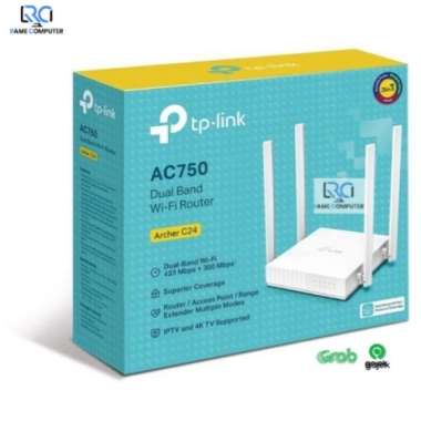TPLink Archer C24 AC750 750 750mbps 5ghz + 2.4ghz Wi-Fi Router TP-Link ARCHER C24