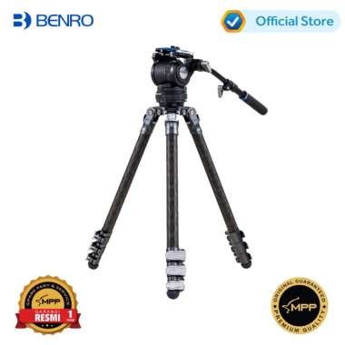 Benro Mammoth TMTH34CFBV6HPLUS Carbon Fiber Flip Lock Tripod + BV6HPLUS Head Tripod