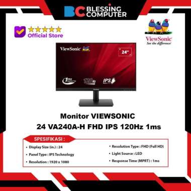Monitor VIEWSONIC 24 VA240A-H FHD IPS 120Hz 1ms