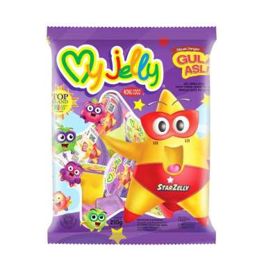 Promo Harga Wong Coco My Jelly per 15 pcs 14 gr - Blibli