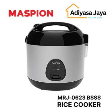Rice Cooker Magic MRJ-0623 BSSS (Maspion) / Penanak Nasi / Stainless Steel / Steamer