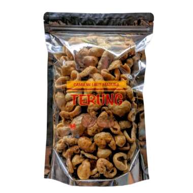 Terung Teripang Bola Haisom Goreng Bebas Gluten 100 gr - Camilan Laut Madura - Snack Cemilan Makanan