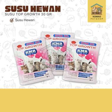 SUSU TOP GROWTH 30GR - Susu Anak Kucing Bayi Kucing Susu Top Growth 20gr