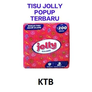 Tisu Jolly Pop Up 200 Sheet
