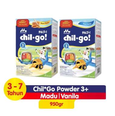 Chil Go Powder 3+ Kemasan 950 g - Susu Bubuk Anak Madu - Kemasan Utuh
