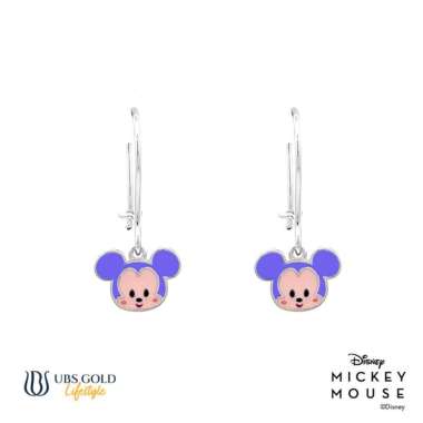 UBS Gold Anting Emas Anak Disney Mickey Mouse - Aay0098 - 17k White Gold