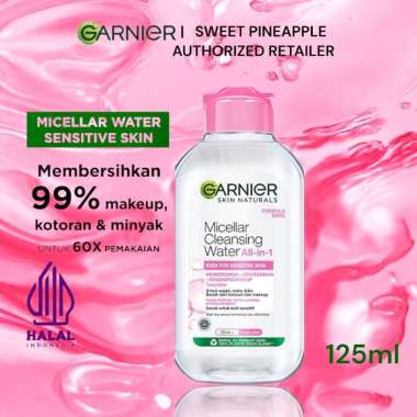 Garnier Micellar Cleansing Water PINK All-In-One 125ml - Make Up Remover