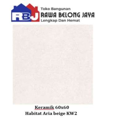 Keramik 60x60 Habitat Aria Beige KW2 isi 1.44 / Keramik Lantai Glossy 60X60