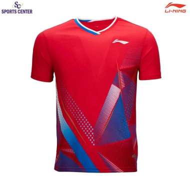 Special Price Kaos / Jersey Badminton Lining All England ATSU805 Red XL