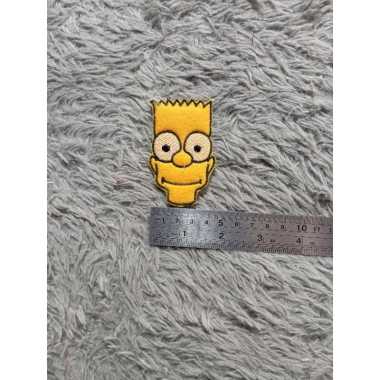 PATCH LOGO SIMSO, LOGO BORDIR CHARACTER, LOGO BORDIR KOMPUTER, PATCH KARTUN SIMSON 1