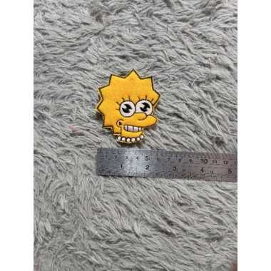 PATCH LOGO SIMSO, LOGO BORDIR CHARACTER, LOGO BORDIR KOMPUTER, PATCH KARTUN SIMSON 5