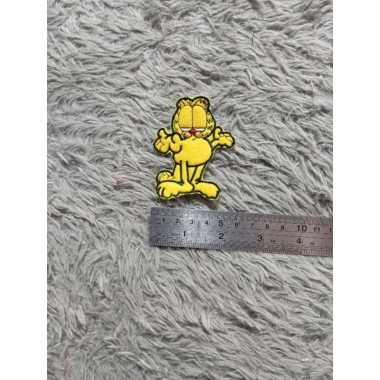PATCH LOGO SIMSO, LOGO BORDIR CHARACTER, LOGO BORDIR KOMPUTER, PATCH KARTUN Garfield 1