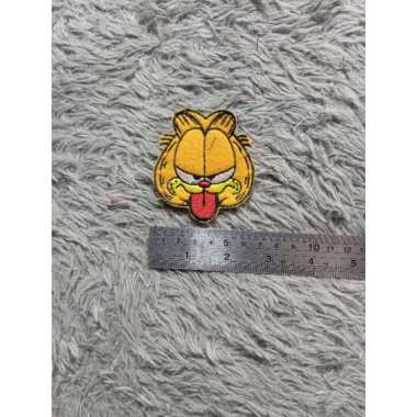 PATCH LOGO SIMSO, LOGO BORDIR CHARACTER, LOGO BORDIR KOMPUTER, PATCH KARTUN GARFIELD 2