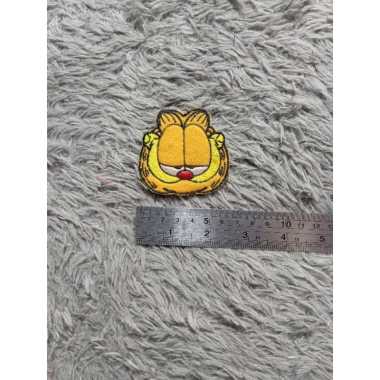 PATCH LOGO SIMSO, LOGO BORDIR CHARACTER, LOGO BORDIR KOMPUTER, PATCH KARTUN GARFIELD 3
