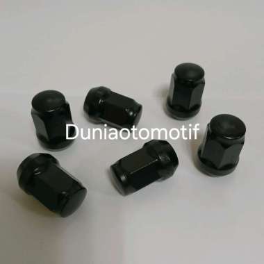 Mur Roda Mobil 1/2 RH Kunci 19 Hitam Untuk Rubicon, Jeep, Cherokee