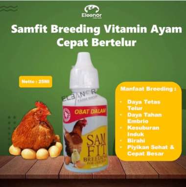 Samfit Breeding Ayam Vitamin Ayam Cepat Bertelur Anti Macet Breding Ayam