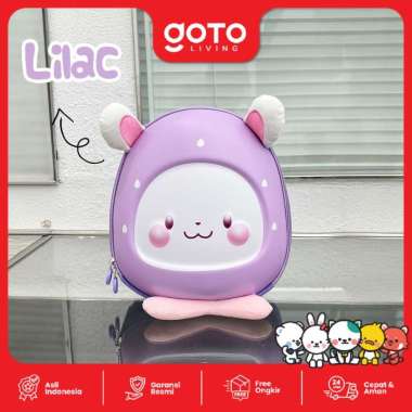 Goto Miuza Backpack Tas Ransel Sekolah Anak Perempuan Karakter Mini Lilac