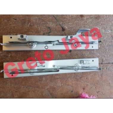 ( 7 Daun ) Bingkai Nako Jendela Kisi Besi Rangka Kaca Teralis Tralis Silver
