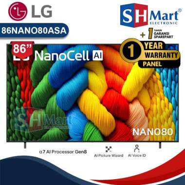 Lg Smart Tv 86 Inch NanoCell AI 86NANO80ASA UHD 4K Magic Remote 86NANO80 New 2025