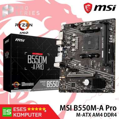 Motherboard MSI B550M-A Pro M-Atx AM4 DDR4 B550