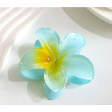 Jepitan Rambut Jedai Bunga Kamboja Hair Clip Bunga Bali Aksesori Rambut Wanita Jedai Varian Marble K