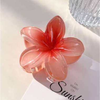 Jepitan Rambut Jedai Bunga Kamboja Hair Clip Bunga Bali Aksesori Rambut Wanita Jedai Varian Marble K