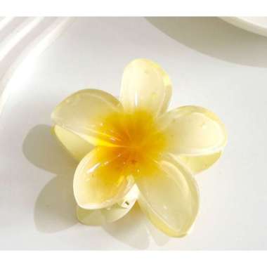 Jepitan Rambut Jedai Bunga Kamboja Hair Clip Bunga Bali Aksesori Rambut Wanita Jedai Varian Marble K