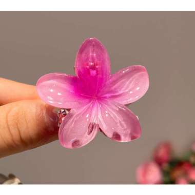 Jepitan Rambut Jedai Bunga Kamboja Hair Clip Bunga Bali Aksesori Rambut Wanita Jedai Varian Marble K