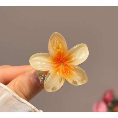 Jepitan Rambut Jedai Bunga Kamboja Hair Clip Bunga Bali Aksesori Rambut Wanita Jedai Varian Marble K