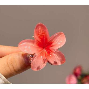 Jepitan Rambut Jedai Bunga Kamboja Hair Clip Bunga Bali Aksesori Rambut Wanita Jedai Varian Marble K