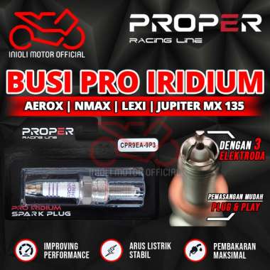 BUSI IRIDIUM PROPER RACING LINE AEROX NMAX 155 LEXI 125 LX 155 NMAX NEW NEO AEROX CONNECTED ALPHA 2D