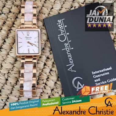 JAM TANGAN ALEXANDER CHRISTIE WANITA ORIGINAL ROSE GOLD KOMBINASI PINK 2B80 AC 2B80 AC2B80 ACF2B80 J