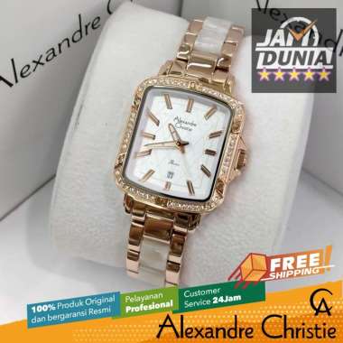 JAM TANGAN ALEXANDER CHRISTIE PASSION WANITA ORIGINAL WHITE ROSE GOLD 2B79 AC 2B79 AC2B79 ACF2B79 JA