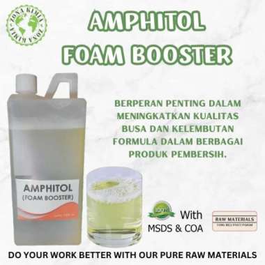 Cosmetic Grade Amphitol Agen Pemberi Busa 500gr / Foam Booster High Quality Ampitol