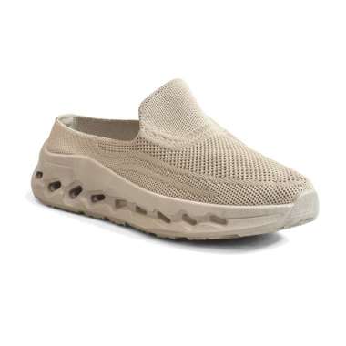 Dr. Kevin Sepatu Sandal Wanita Mules Sneakers Slip On Flyknit Rajut Bustong 579-005 Coffee 39