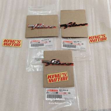 EMBLEM LOGO YAMAHA SAYAP DEPAN GRAND GREN GREND FILANO FILLANO VILANO VILLANO SILVER HITAM ABU-ABU B