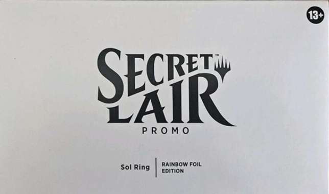 MTG Secret Lair Sol Ring Rainbow Foil Edition
