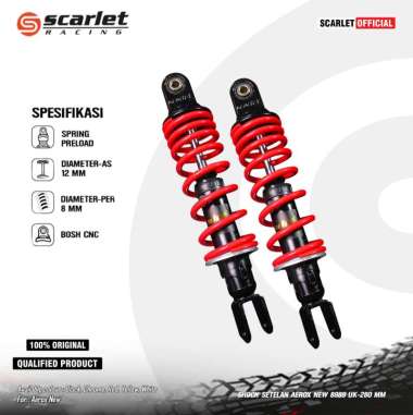 Scarlet Racing - Shock Shockbreaker STLN 8989 Aerox New 280mm RED