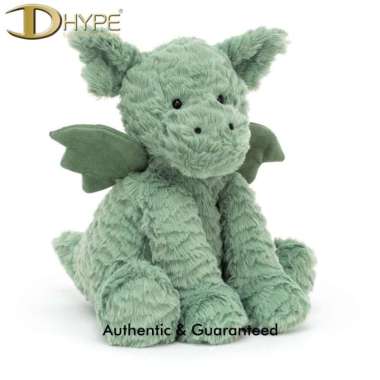 JELLYCAT FUDDLEWUDDLE DRAGON DOLL 100% ORIGINAL