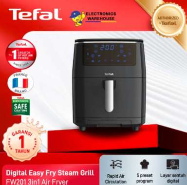 Tefal FW201 Low Fat Fryer Steamer & Grill