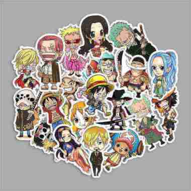 STICKER PACK - ONE PIECE CHIBI | STICKER KOPER STICKER TUMBLER STICKER LAPTOP HELM