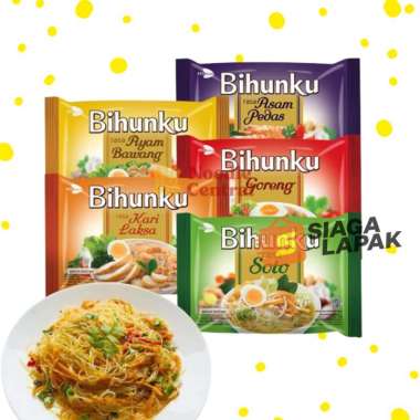 Bihunku Bihun Instan Aneka Varian Rasa Goreng Ayam Soto Kari Laksa Kari Laksa