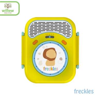 Kotak Makan Anak - Freckles Lollypop Speaker Lunch Box Blue Yellow