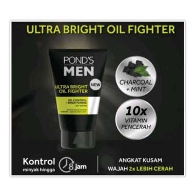 Pond's Ponds Ultra Bright Oil Fighter 100 gr / Sabun Wajah