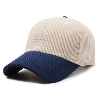 TOKO1973 Baseball cap : YEVGENY - Topi Corduroy Topi Baseball Topi Pria Topi Wanita NAVY