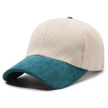 TOKO1973 Baseball cap : YEVGENY - Topi Corduroy Topi Baseball Topi Pria Topi Wanita GREEN