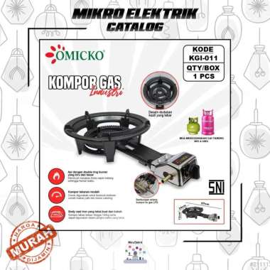 Kompor Gas Industri 1 Tungku OMICKO