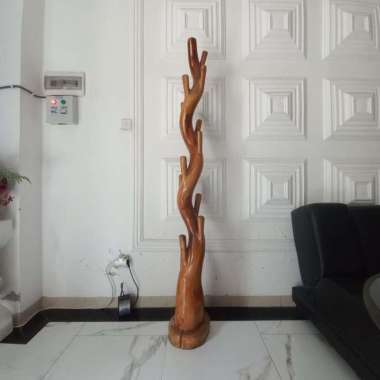 Dekorasi Tempat Gantungan Jas Jaket Topi BESAR ukiran kayu Home Decor